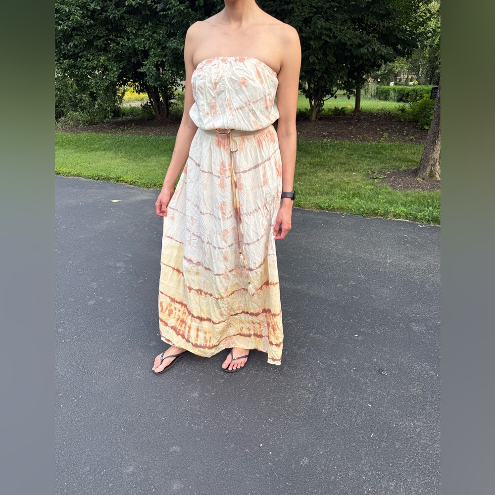 Anthropologie Silk Maxi Dress